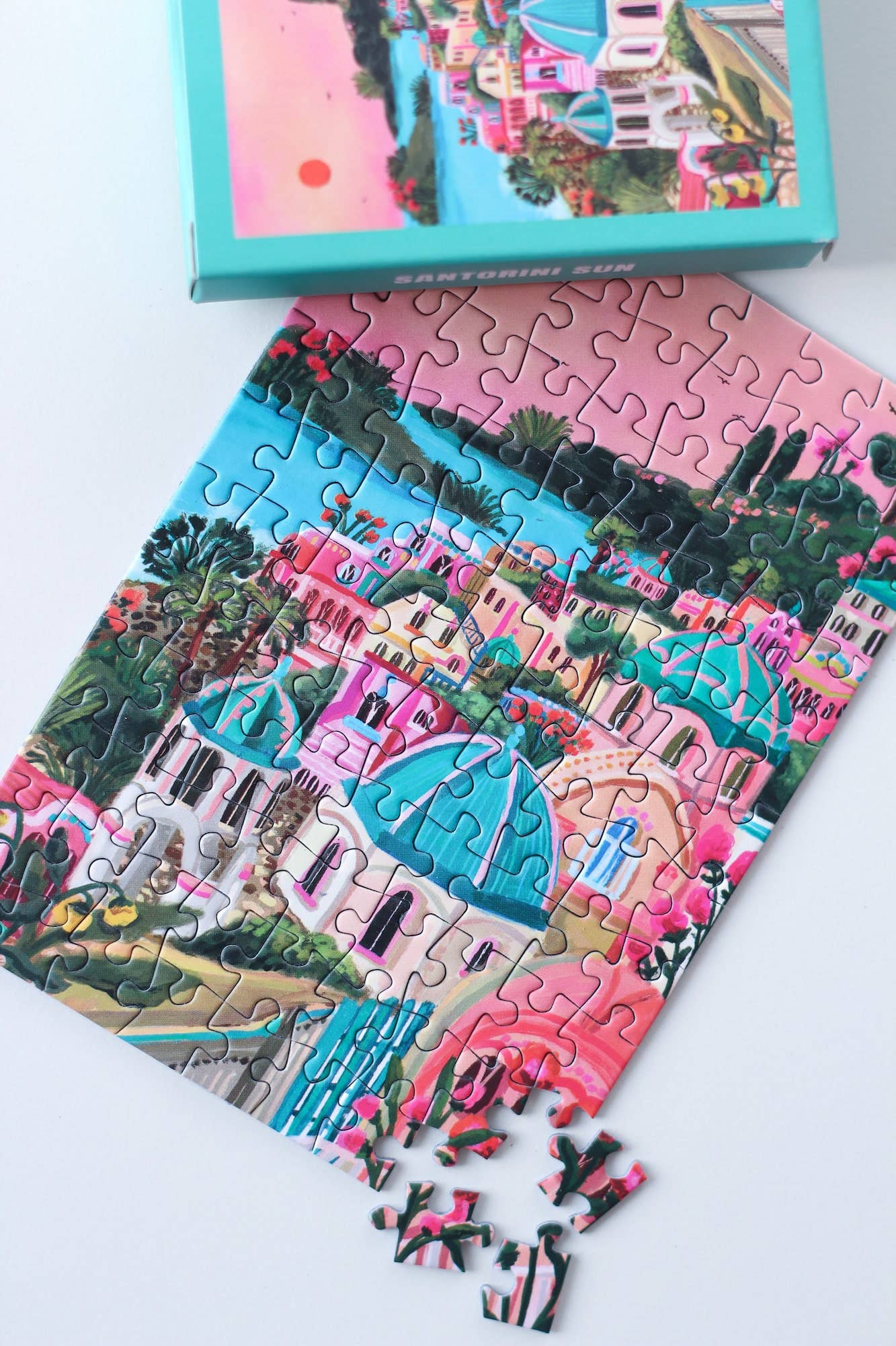 Santorini Sun | 99 Piece Mini Puzzle