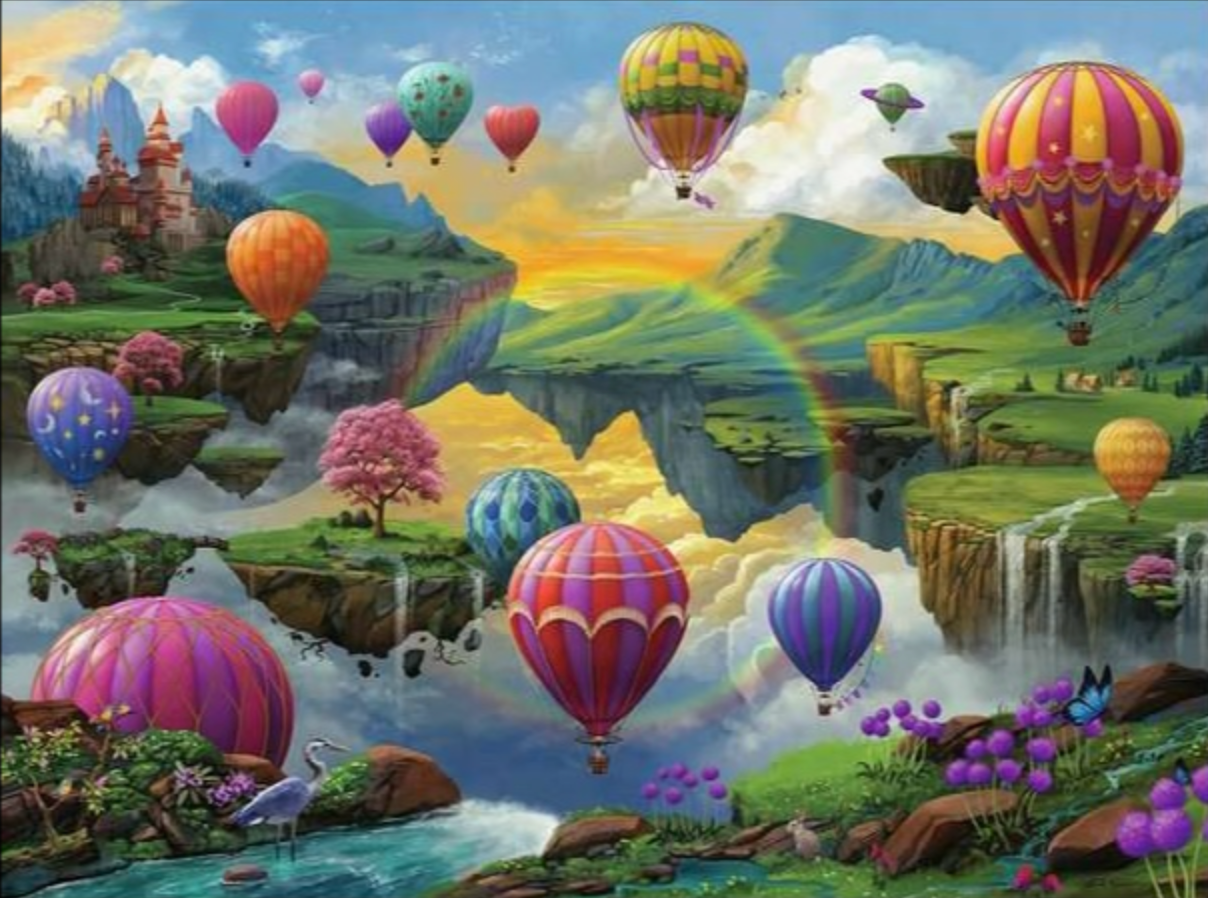 Air Balloon Valley | 500 Piece Puzzle