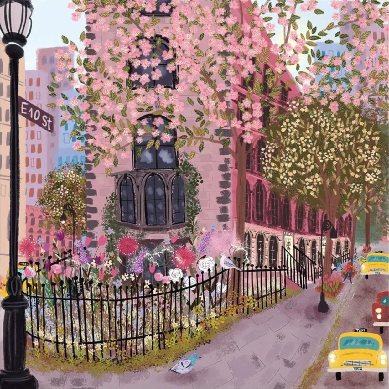 Blooming Streets | 500 Piece Puzzle