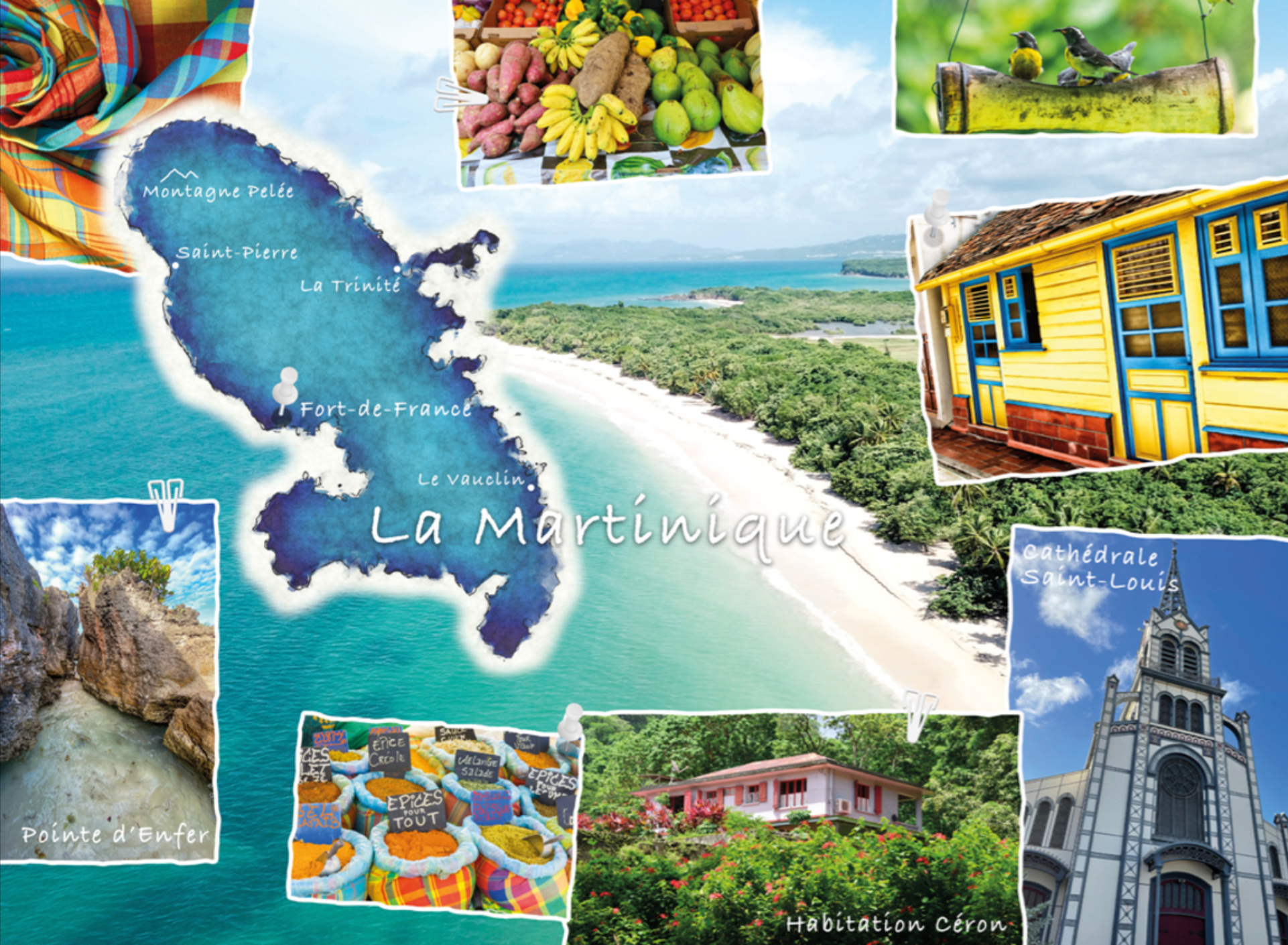 Carte Postale de la Martinique | 500 Piece Puzzle