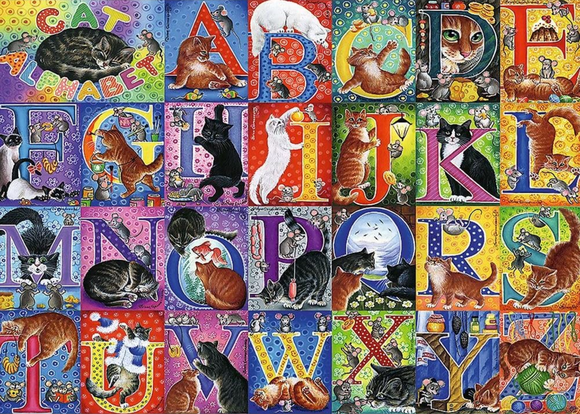 Cat's Alphabet | 500 Piece Puzzle