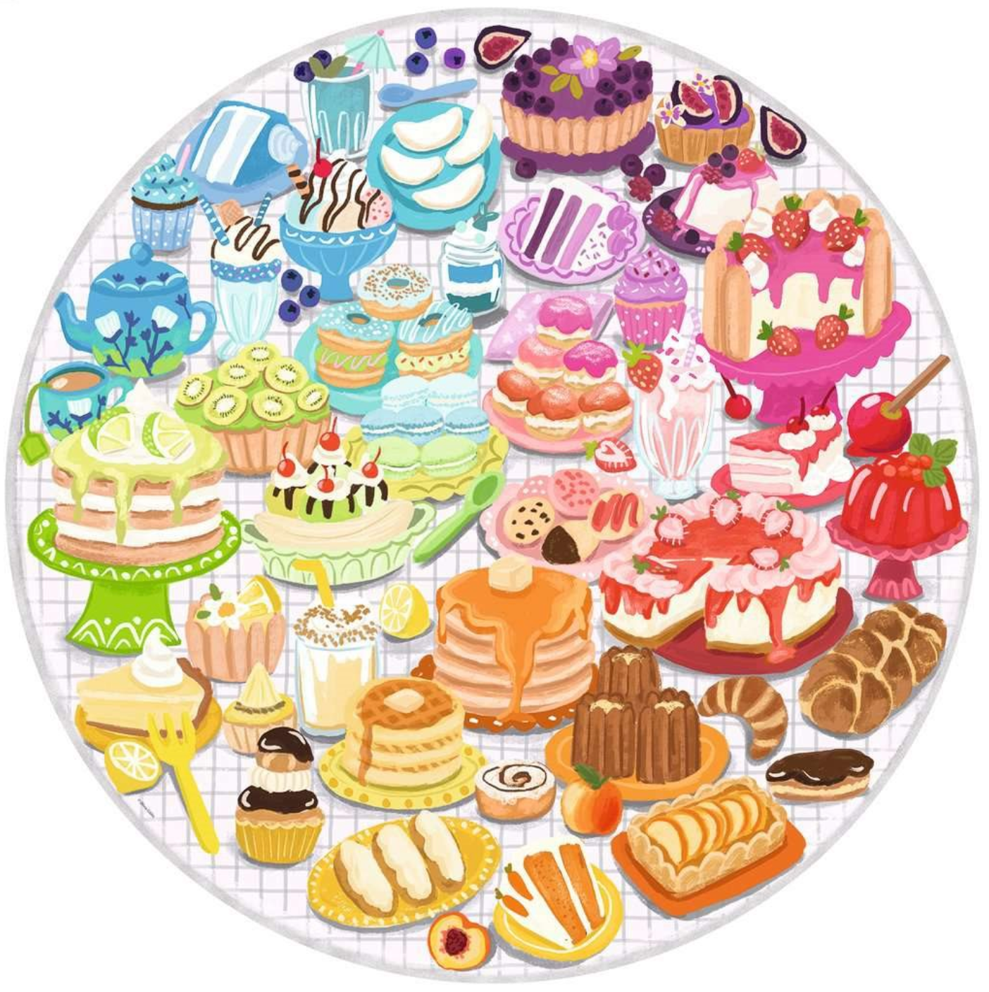 Circle of Colors: Desserts | 500 Piece Puzzle