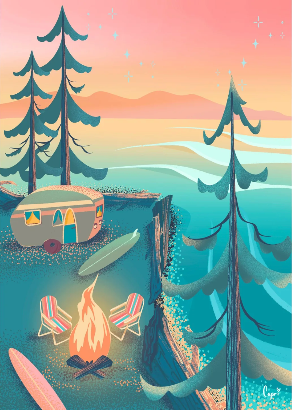 Coastal Camping | 1000 Piece Puzzle