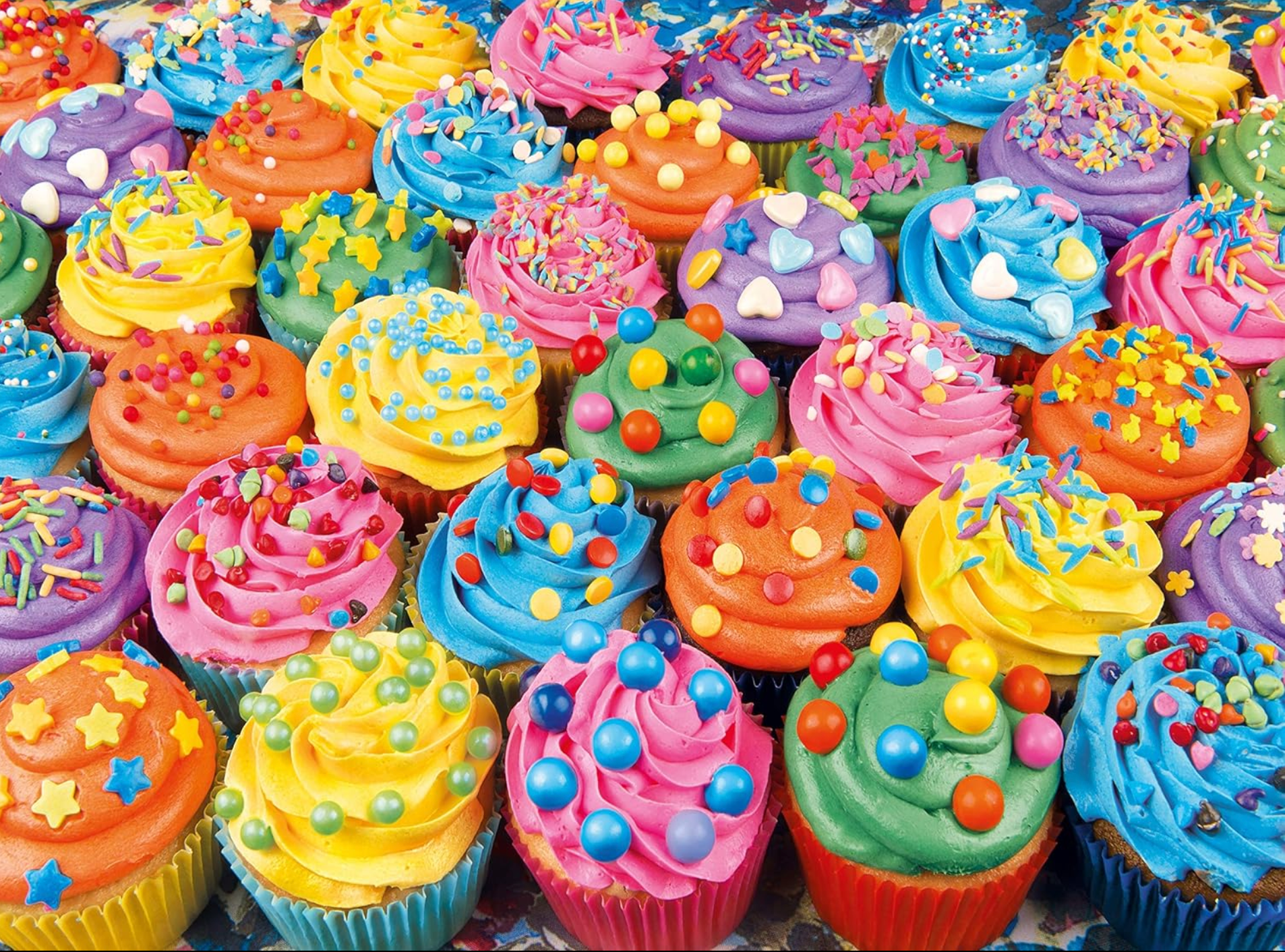 Colorful Cupcakes | 500 Piece Puzzle