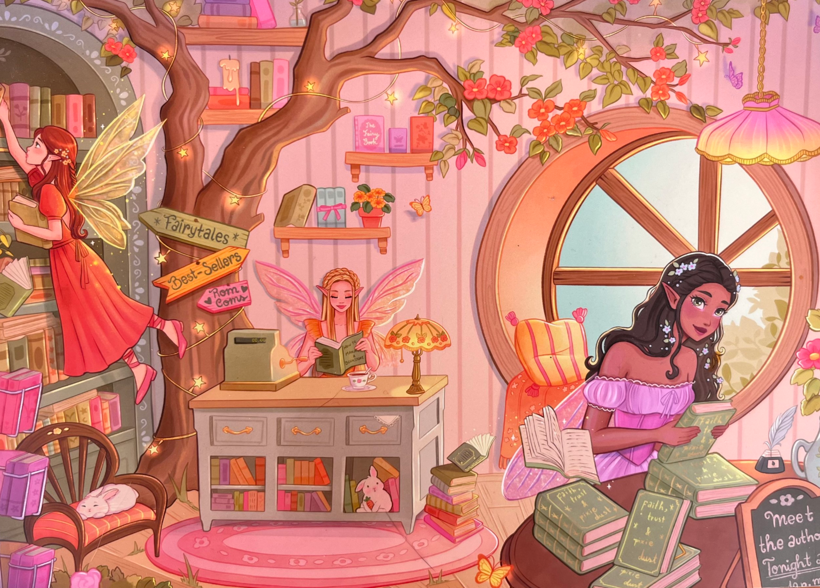 Fairy Bookstore | 1000 Piece Puzzle