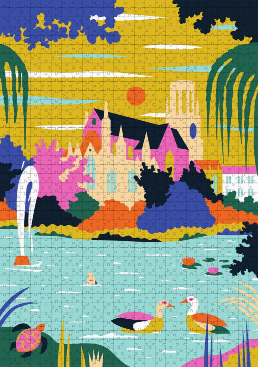 Fire Lake | 1000 Piece Puzzle