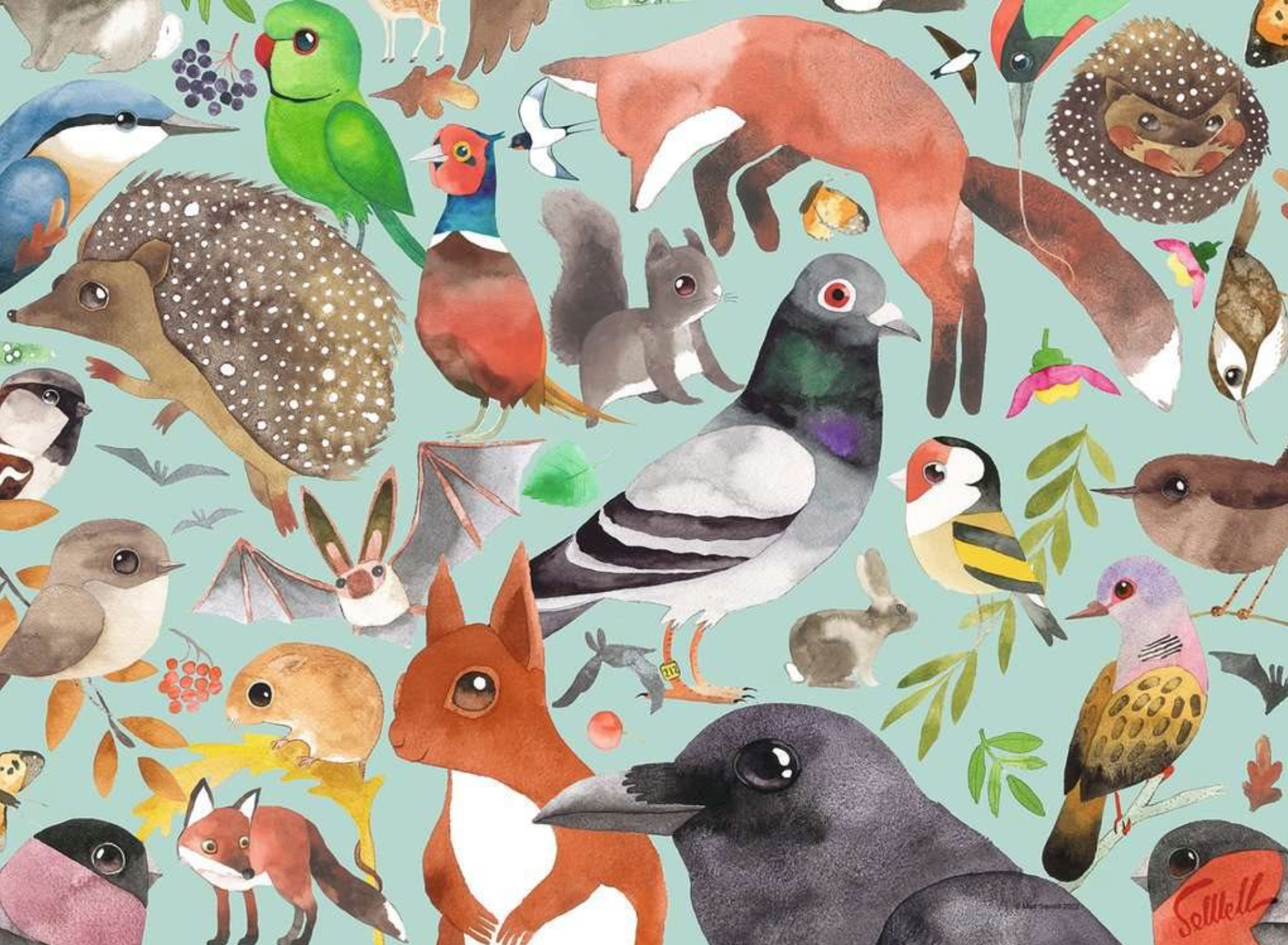 Garden Visitors | 500 Piece Puzzle