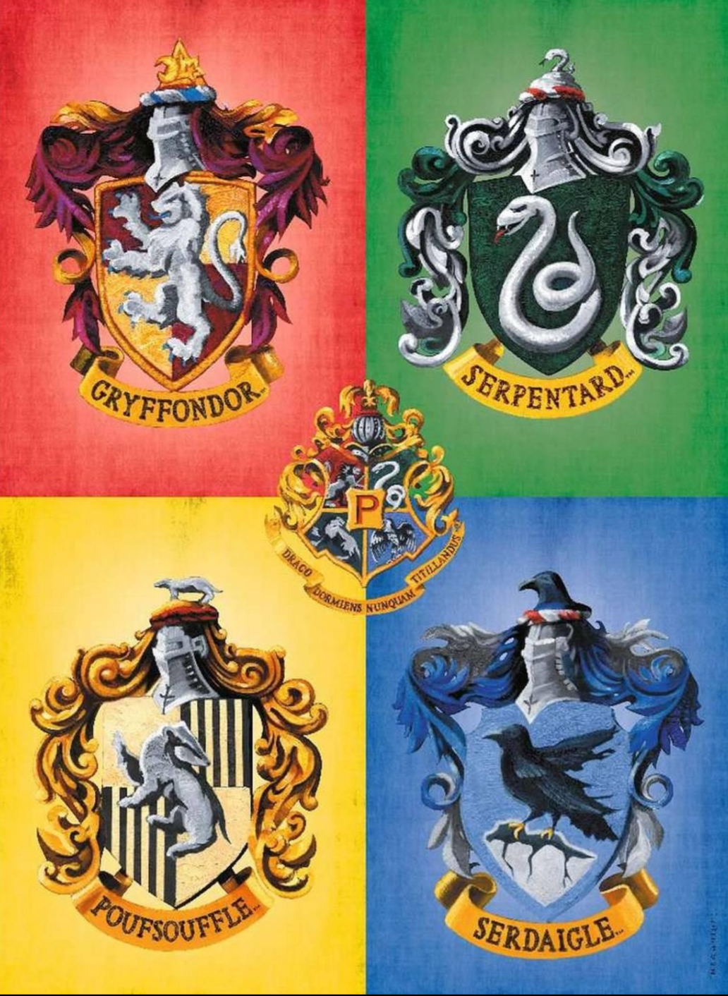 Harry Potter: Les Quatre Blasons de Poudlard | 500 Piece Puzzle