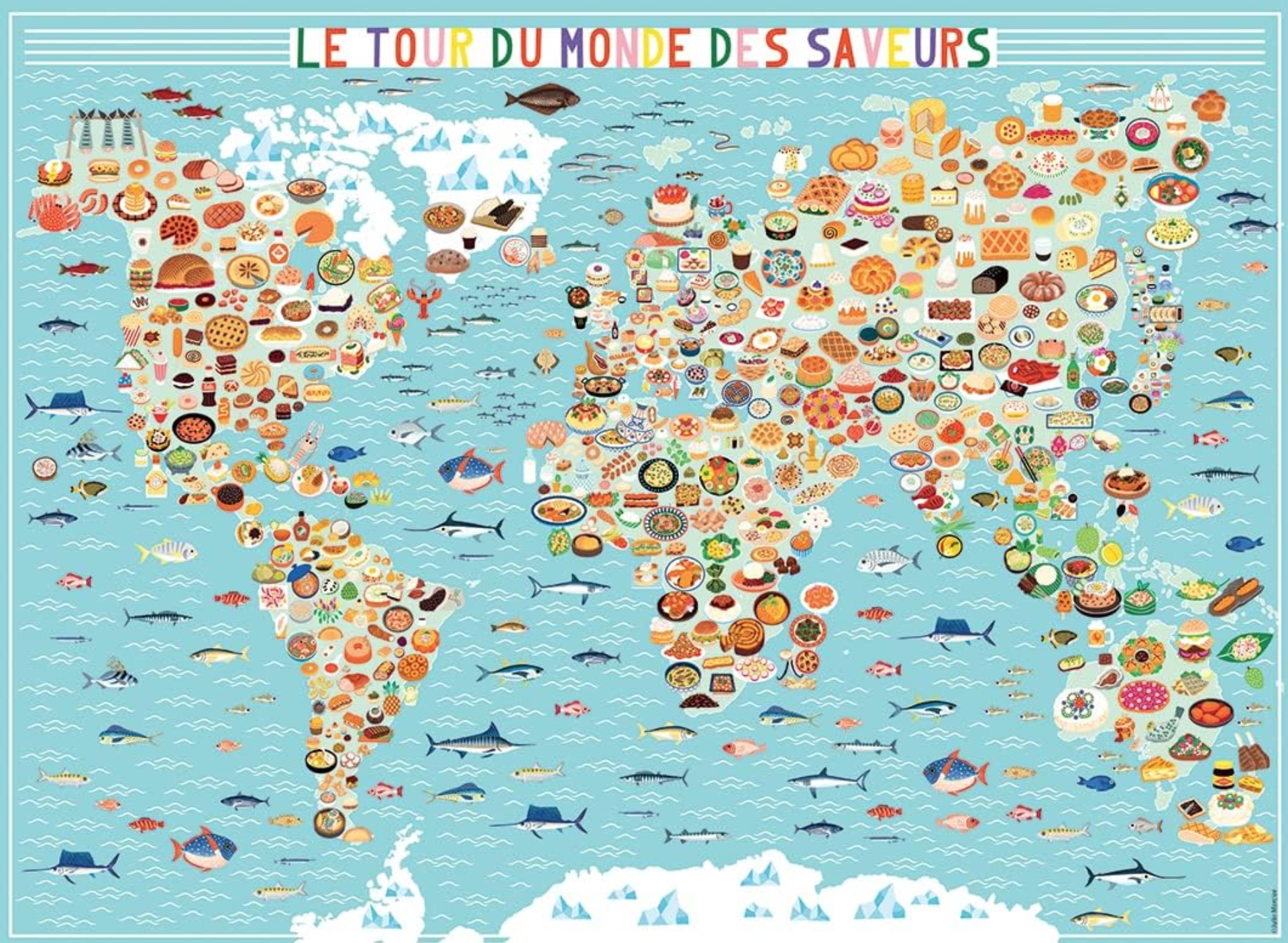Le Tour du Monde des Saveurs | 500 Piece Puzzle