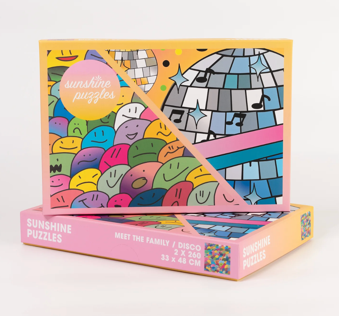 Meet the Family/Disco | 2x260 Piece Puzzle