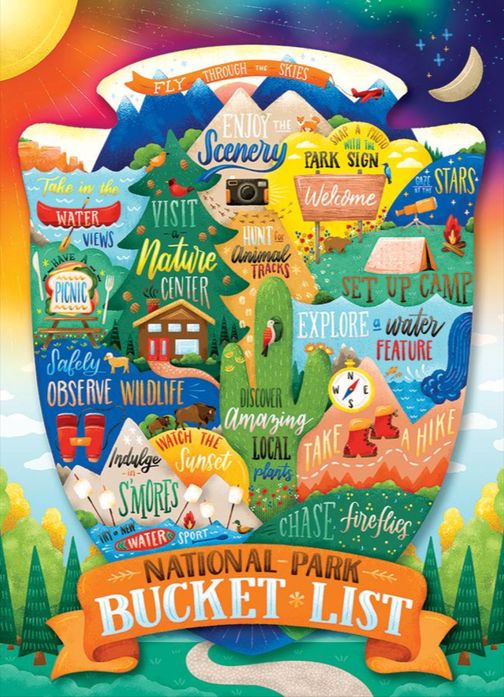 National Park Bucket List | 500 Piece Puzzle