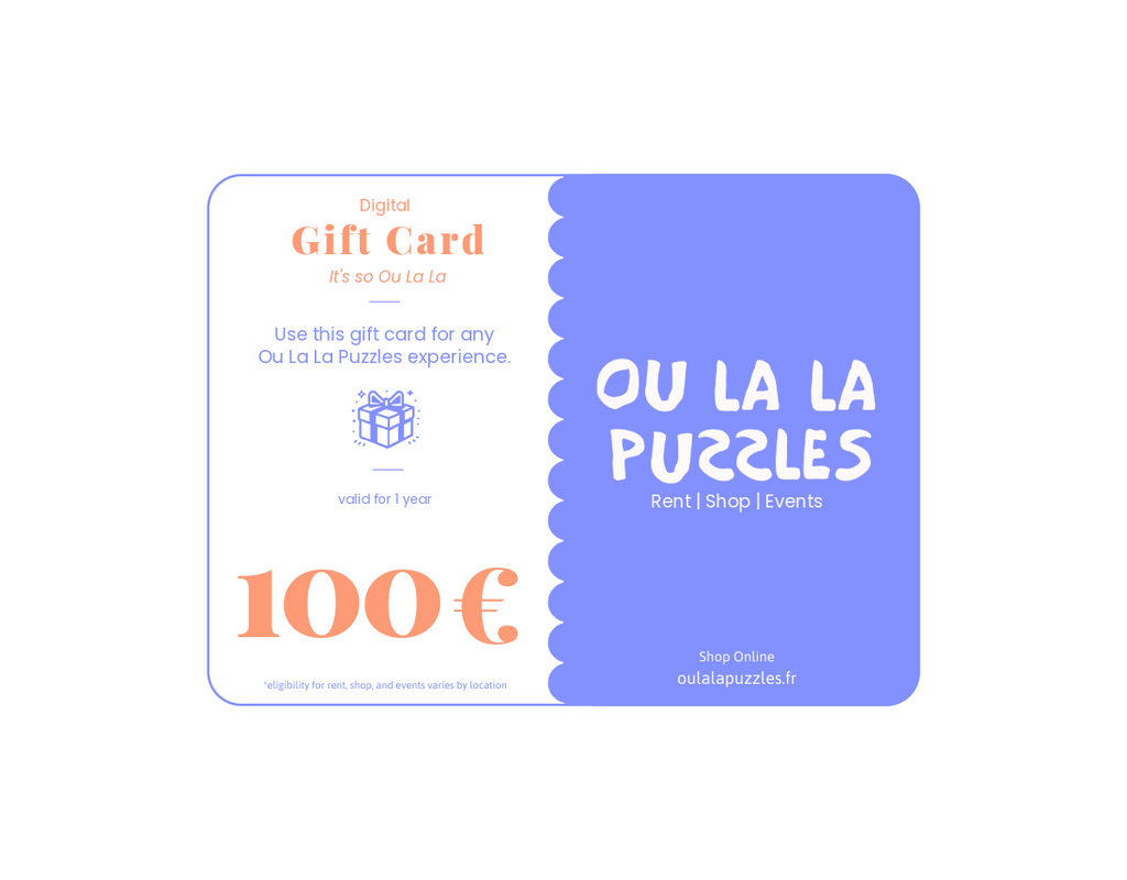 Ou La La Digital Gift Card