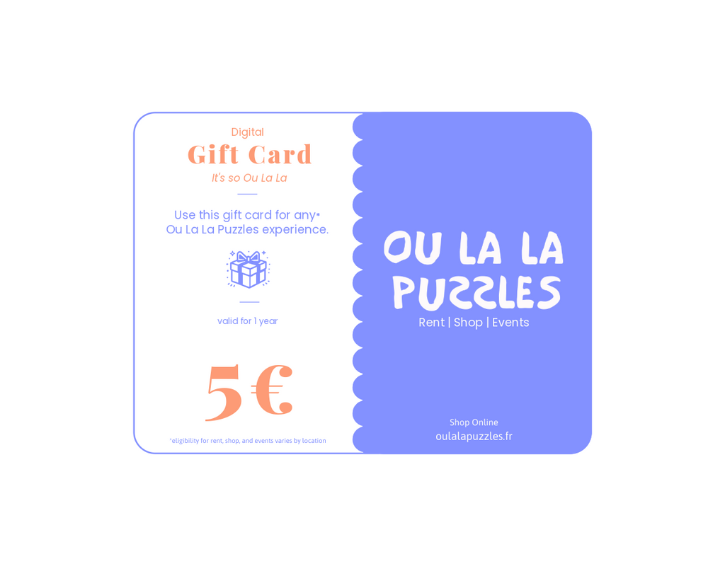 Ou La La Digital Gift Card