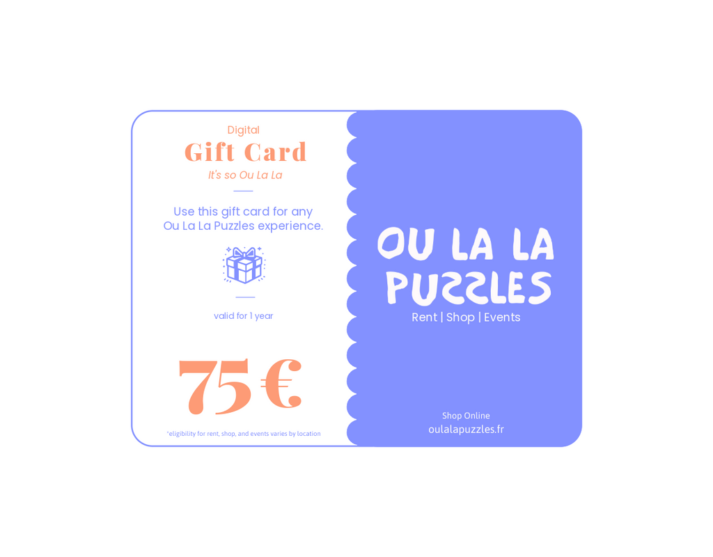 Ou La La Digital Gift Card