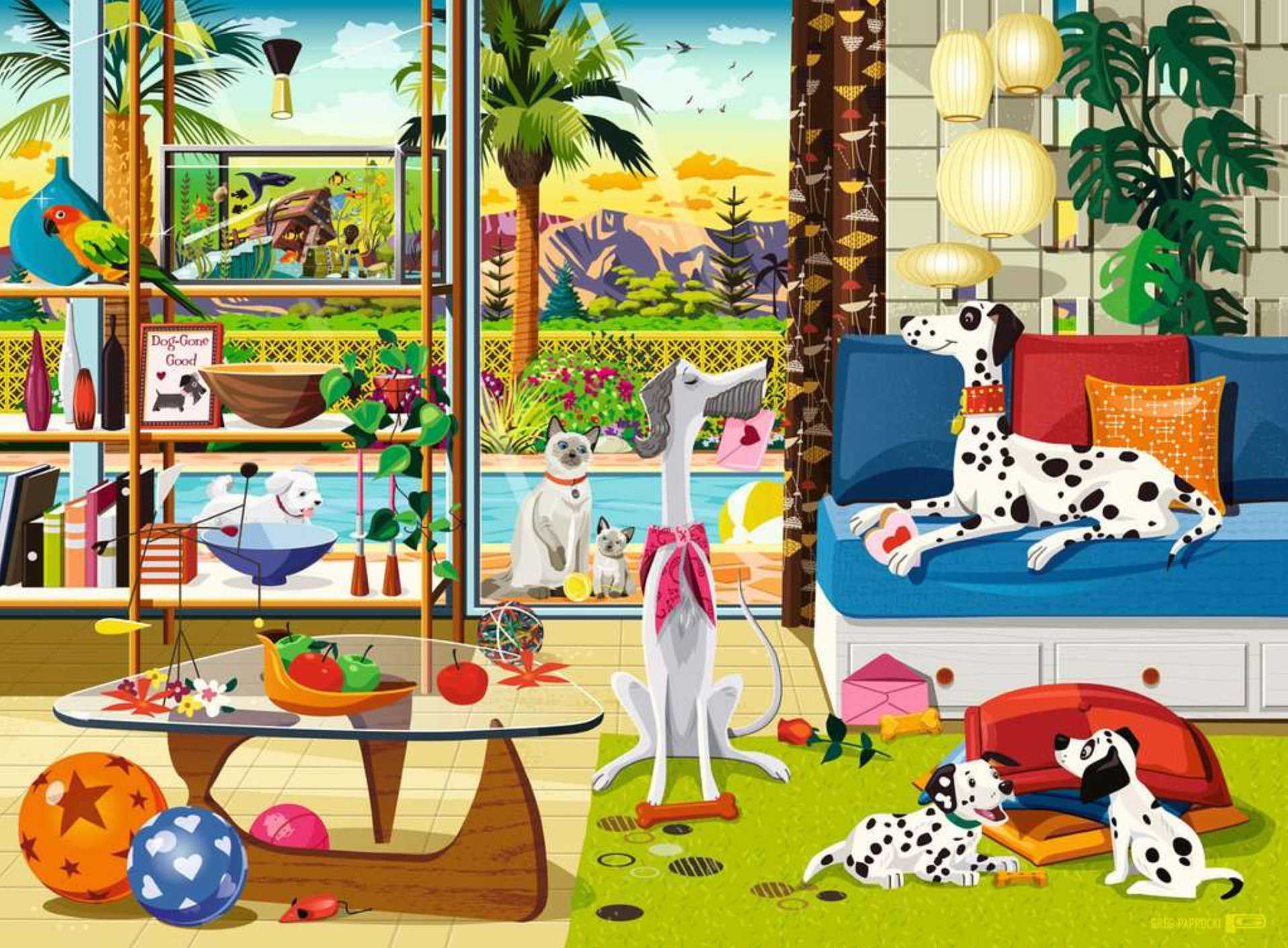Pets of Palm Springs | 500 Piece Puzzle