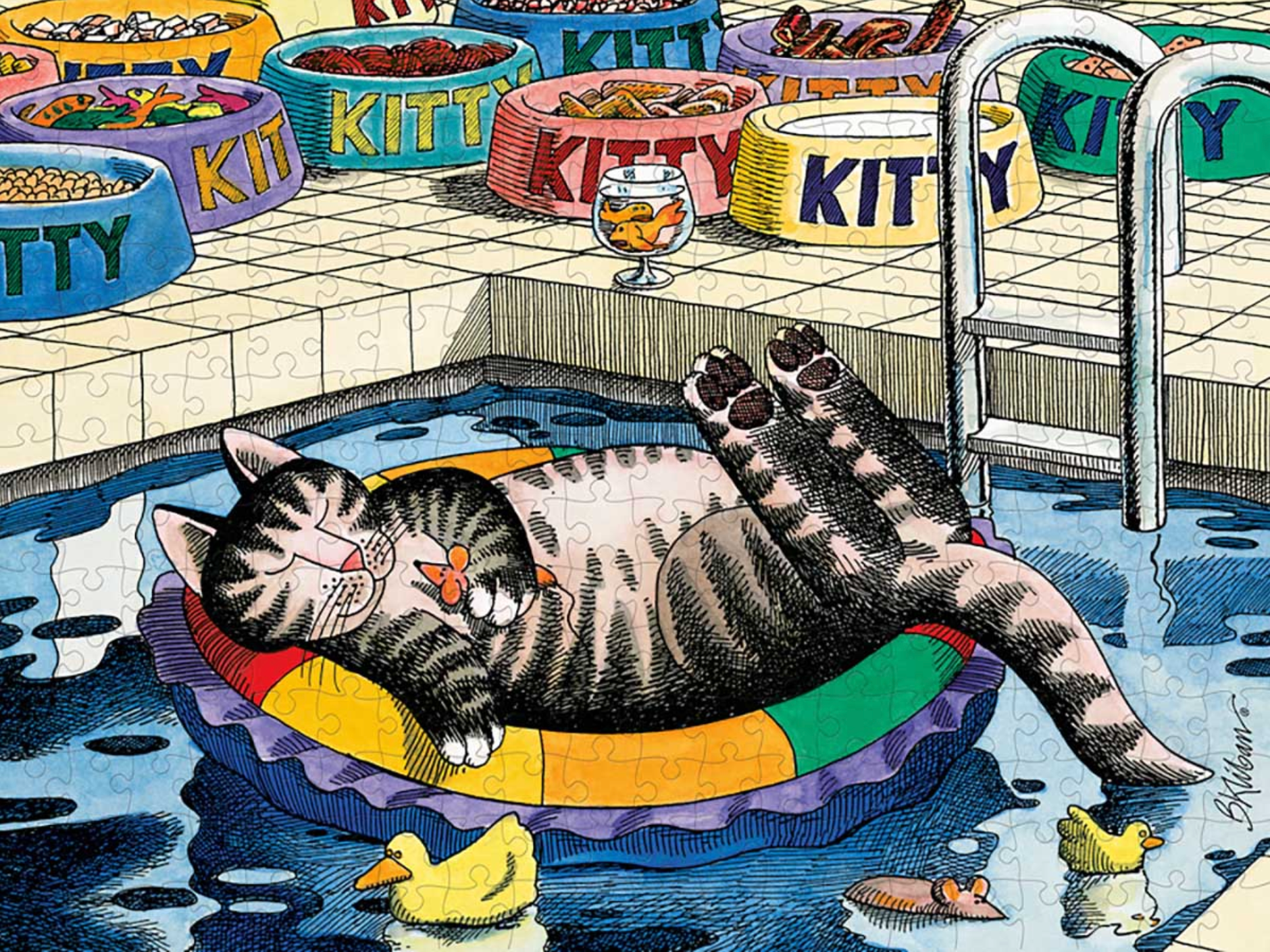 Pool Cat | 300 Piece Puzzle