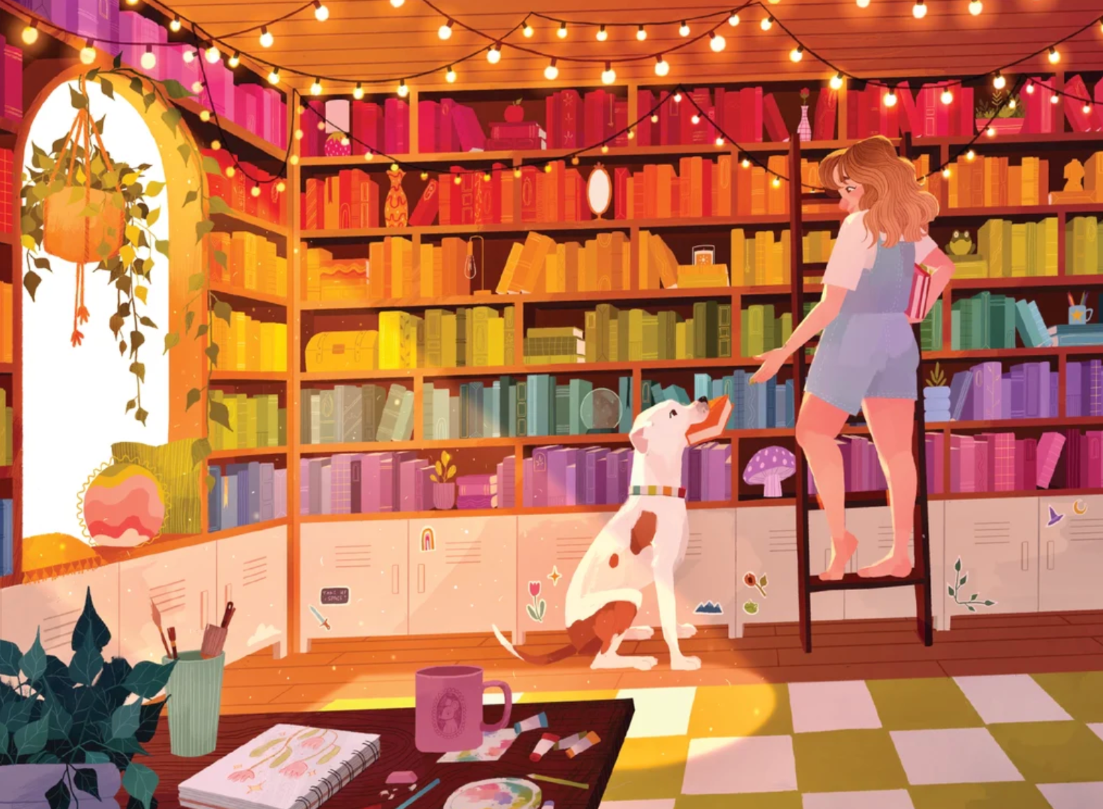 Rainbow Library | 1000 Piece Puzzle