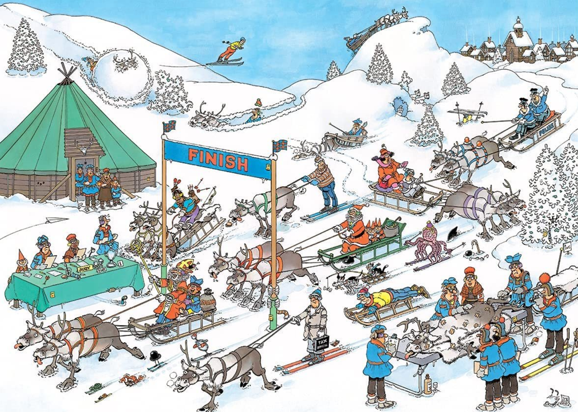Reindeer Races | 500 Piece Puzzle