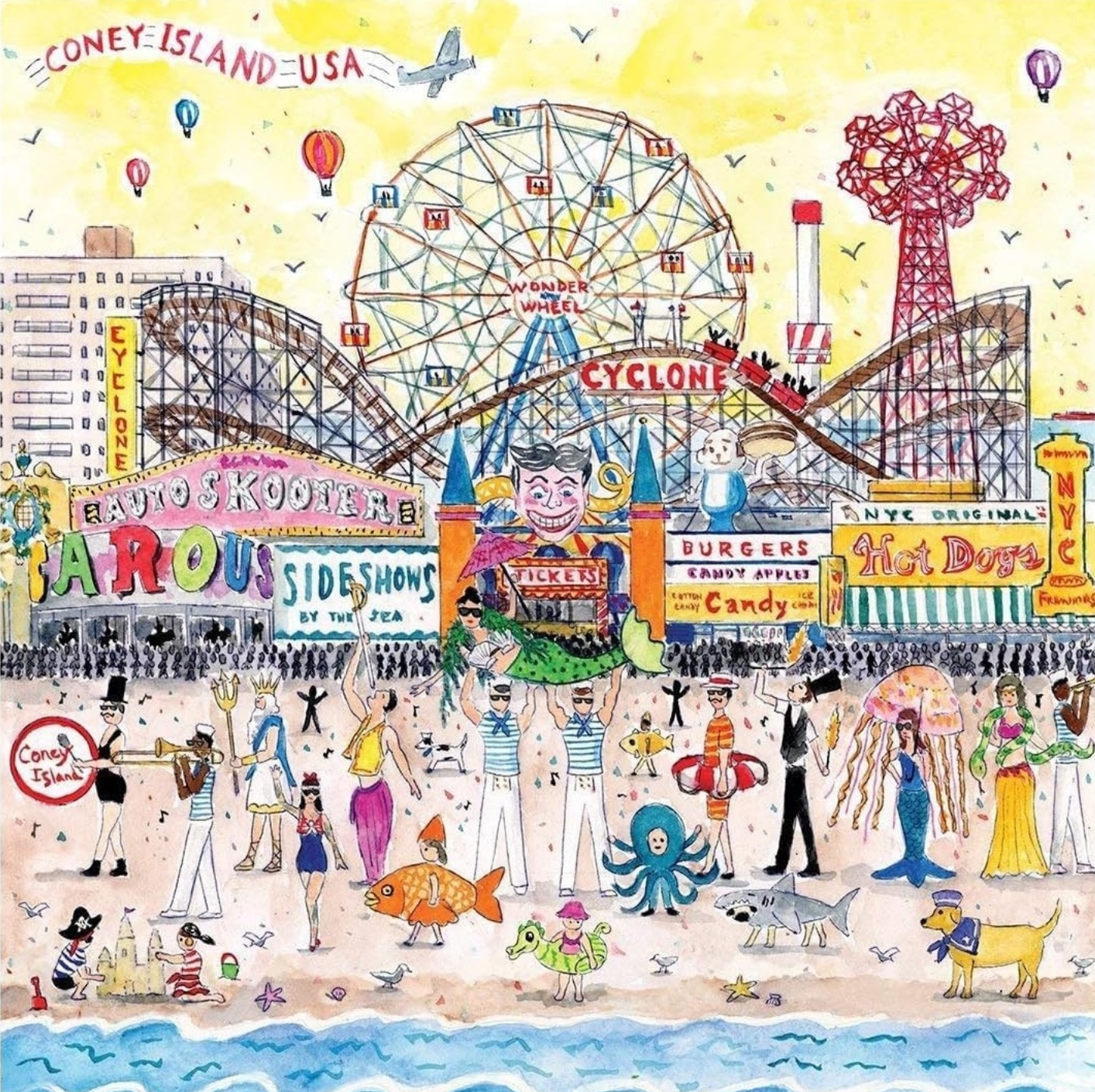 Summer at the Amusement Park | 500 Piece Puzzle
