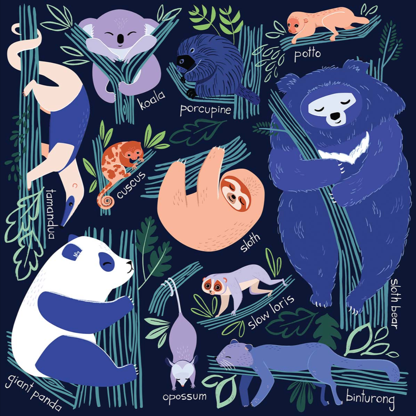 Tree-Dwelling Slowpokes | 500 Piece Puzzle