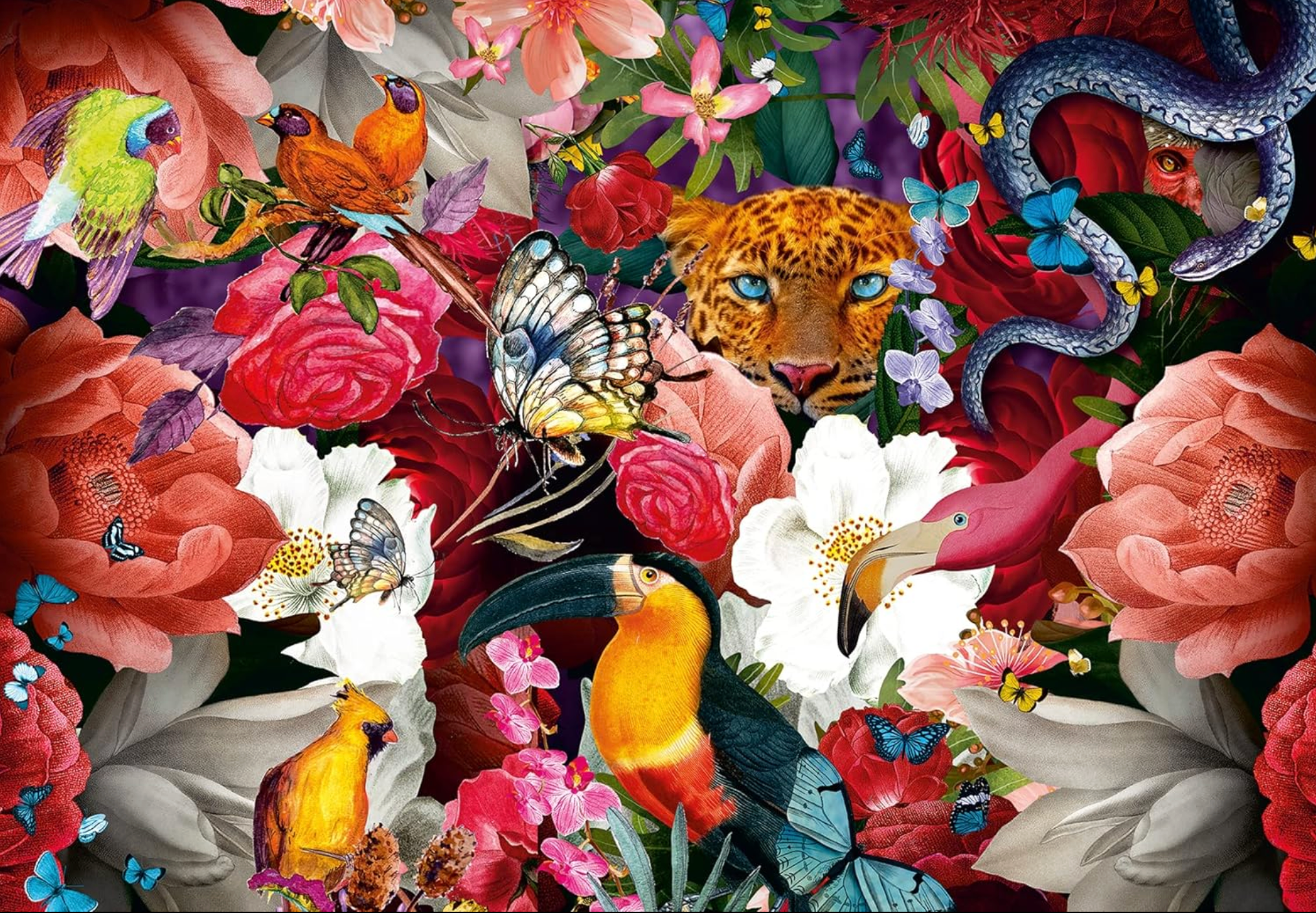 Tropical Flowers | 300 Piece Puzzle