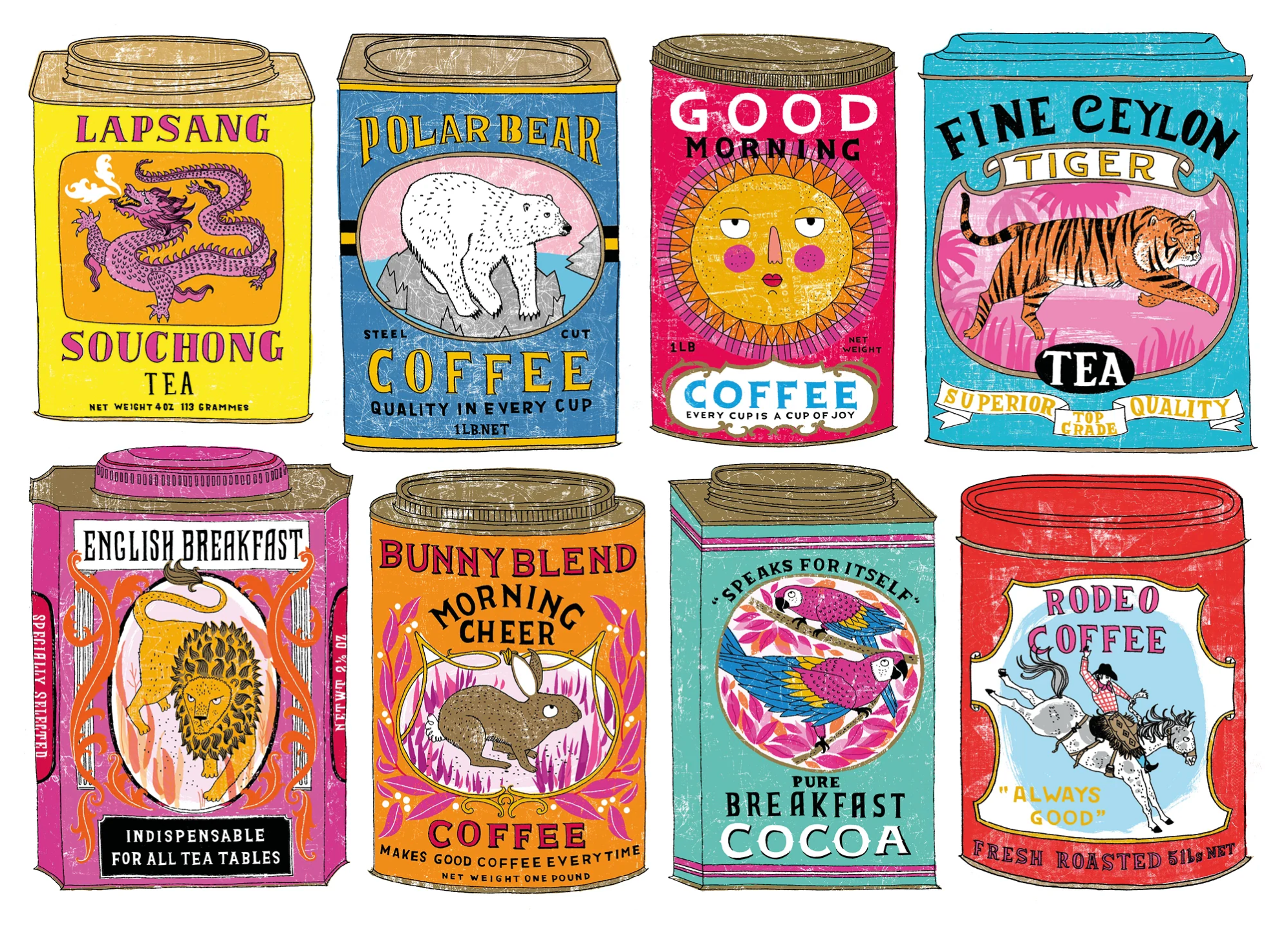 Vintage Tea & Coffee Tins | 1000 Piece Puzzle