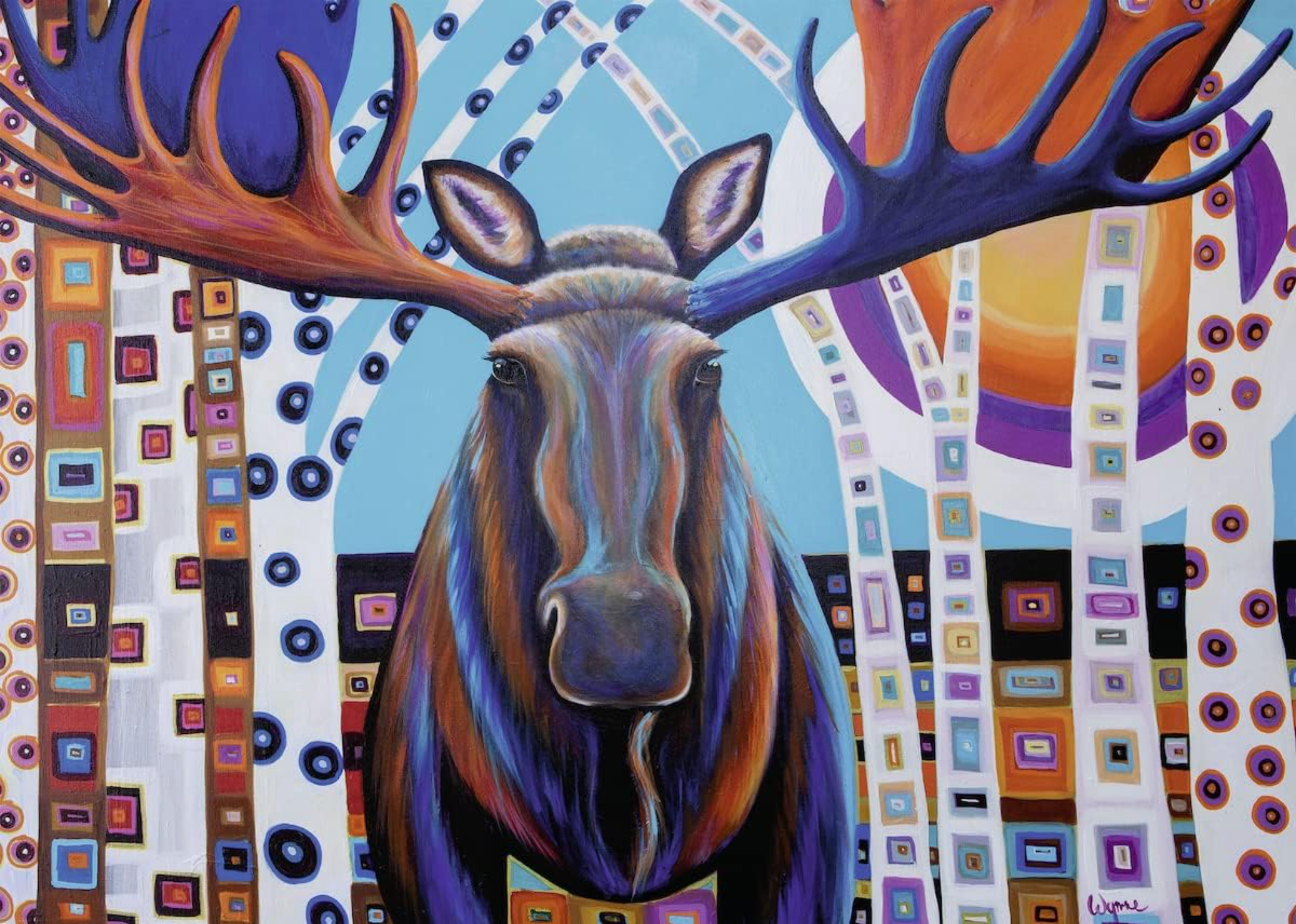 Winter Moose | 1000 Piece Puzzle