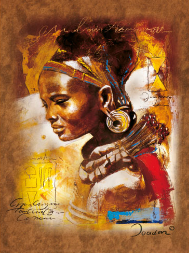 Young African Woman | 1000 Piece Puzzle