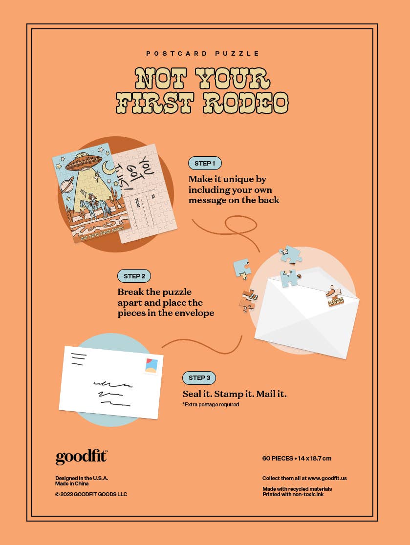 Not Your First Rodeo | Postcard Puzzle
