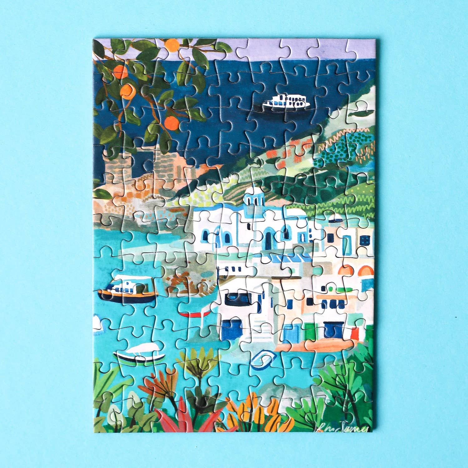 Milos Greece | 99 Piece Mini Puzzle